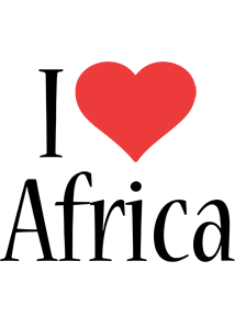 I love Afrika Sticker I love Afrika Decal