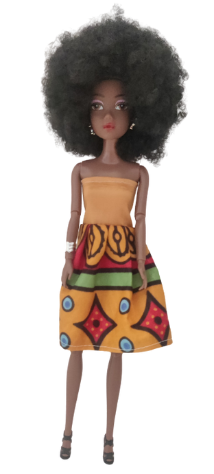 African Black Doll Aséta