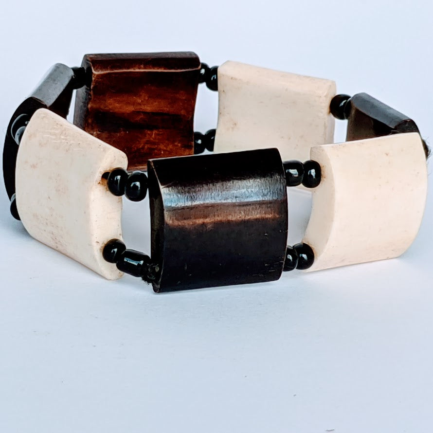 Kenyan Stretchable beaded Bone Bracelets
