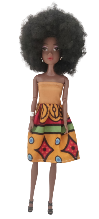 African Black Doll Aséta