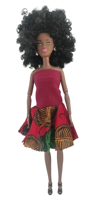 African Doll Outfit - Mute Dress