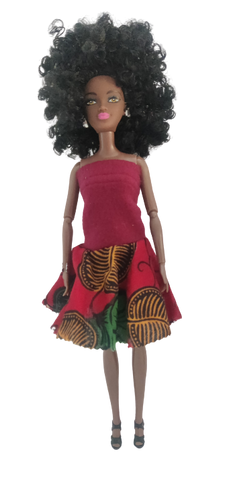 African Doll Outfit - Mute Dress