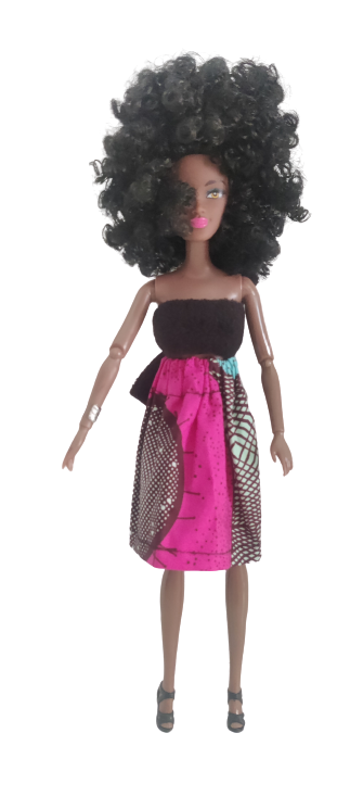 African Doll Outfit - Shirt and Skirt