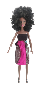 African Doll Outfit - Shirt and Skirt