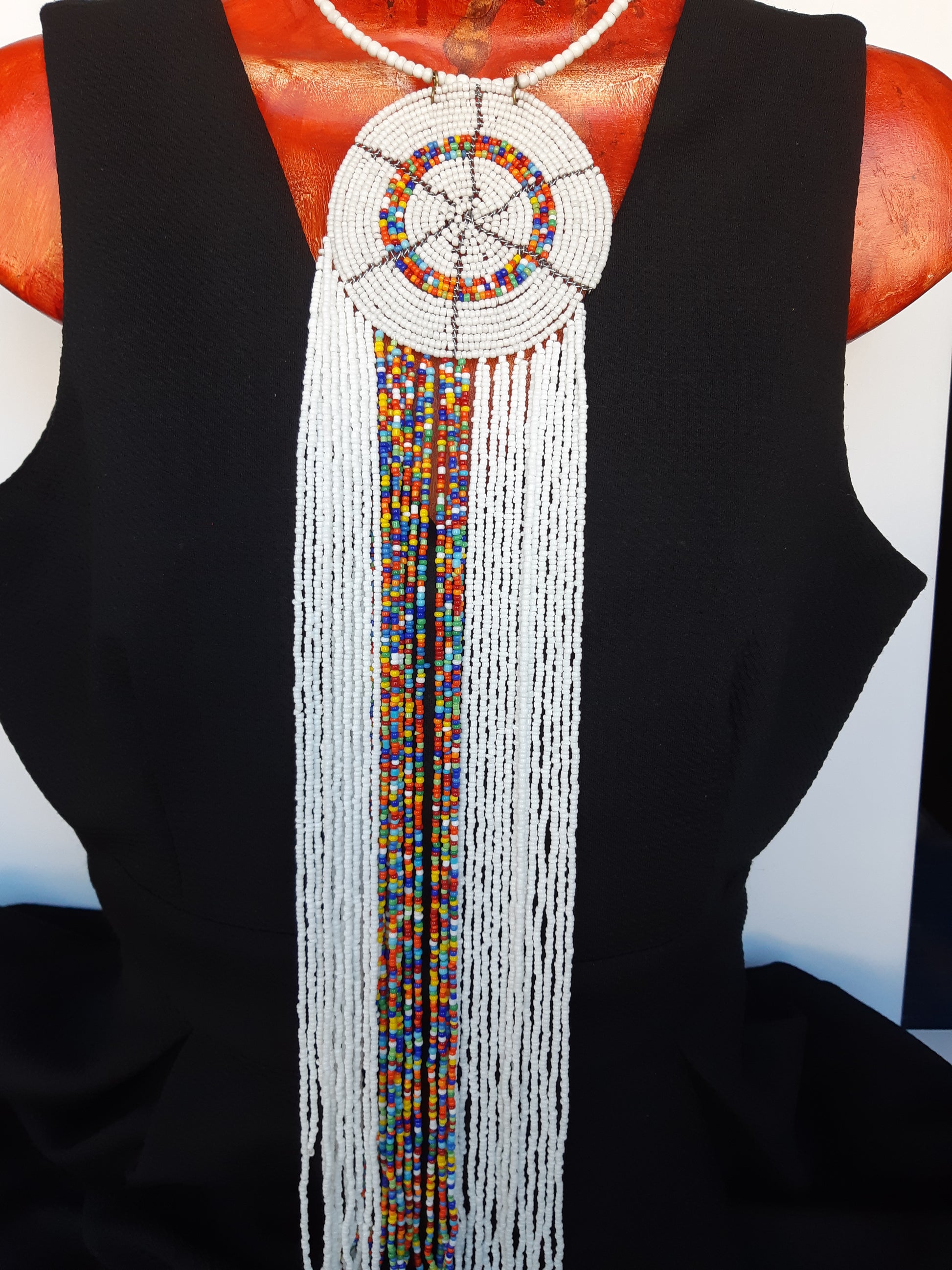 Zulu Maasai Waterfall Necklace