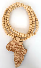 Load image into Gallery viewer, This handmade necklace gives an accent to your accessories. It come in four colors as shown on the pictures. It is made out of good quality basswood.