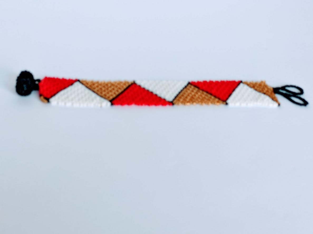 African Zulu Flat Bracelet