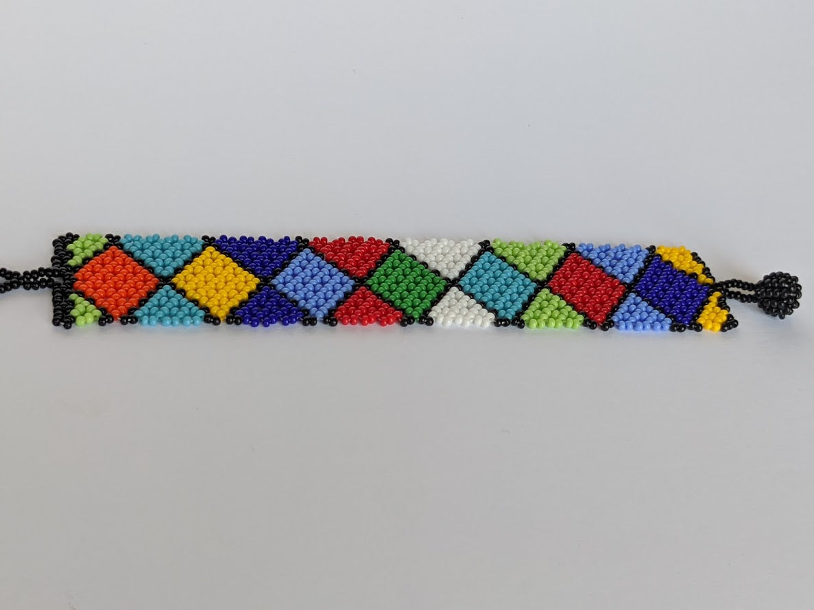 African Zulu Flat Bracelet