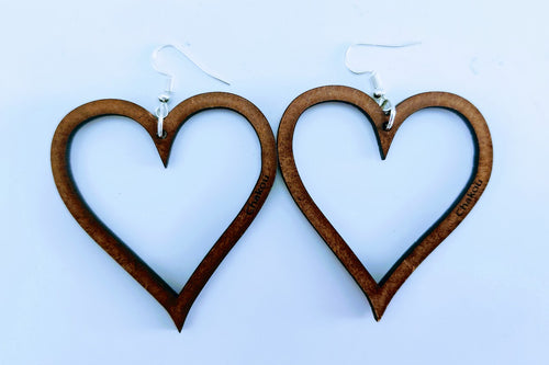 Adinkra Symbol Earrings - Akoma Earrings