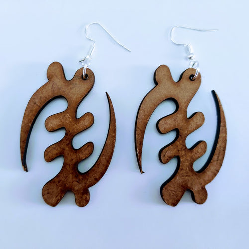 Adinkra Symbol Earrings - Gye Nyame Earrings