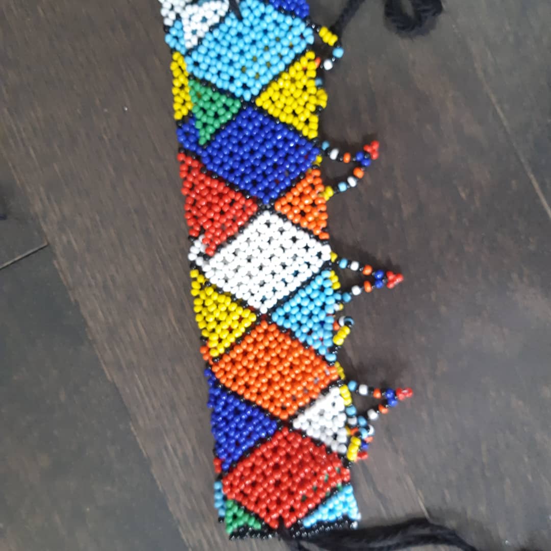 Beaded Zulu Ankle Bracelet