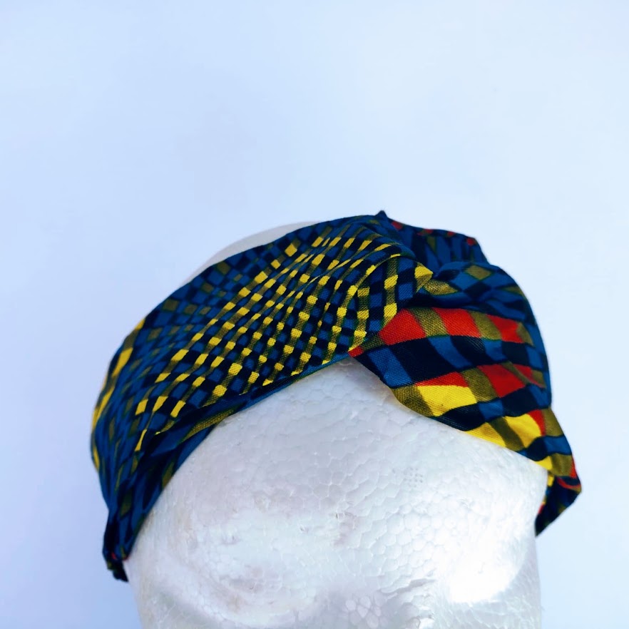African Print Turban Headband