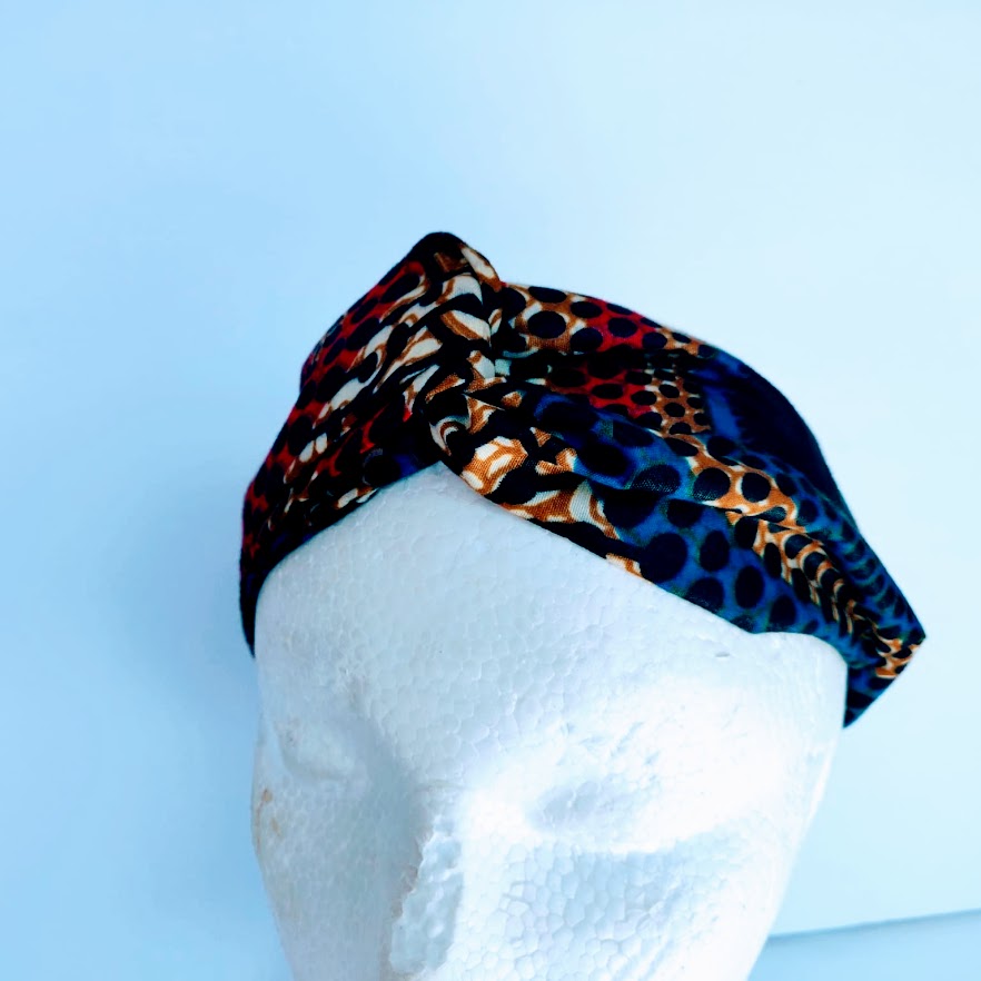 African Print Turban Headband