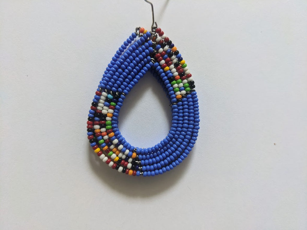 African Maasai Zulu Beaded Earrings