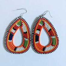 Load image into Gallery viewer, African Maasai Zulu Beaded Earrings