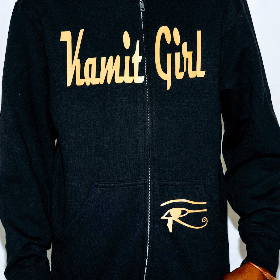 Youth Kamit Girl Zippered Sweatshirt Hoodie