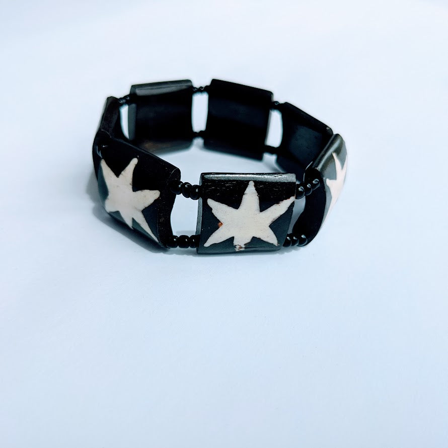 Kenyan Stretchable beaded Bone Bracelets
