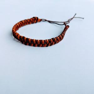 Leather Plaited Braided Rope Bracelet