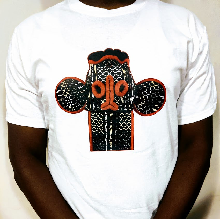 Elephant Mask T-shirt, Tribal Mask T-shirt