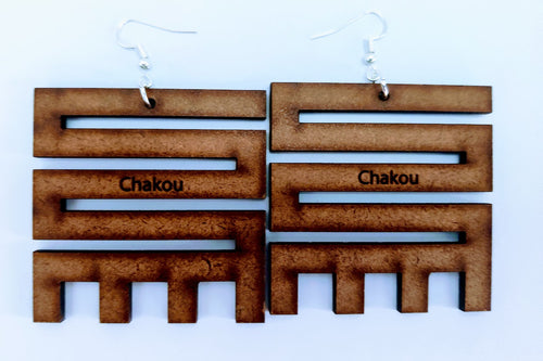 Adinkra Symbol Earrings - Nkyinkyim Earrings
