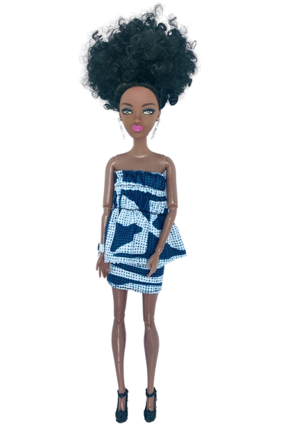 African Black Doll Teushune