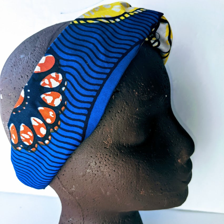 African Print Turban Headband