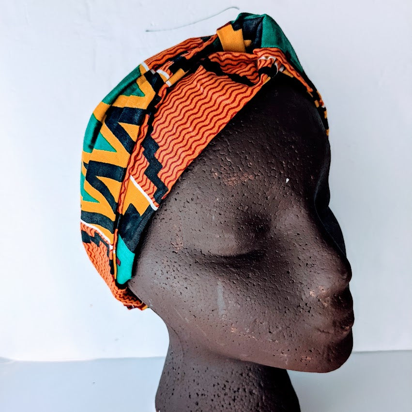 African Print Turban Headband
