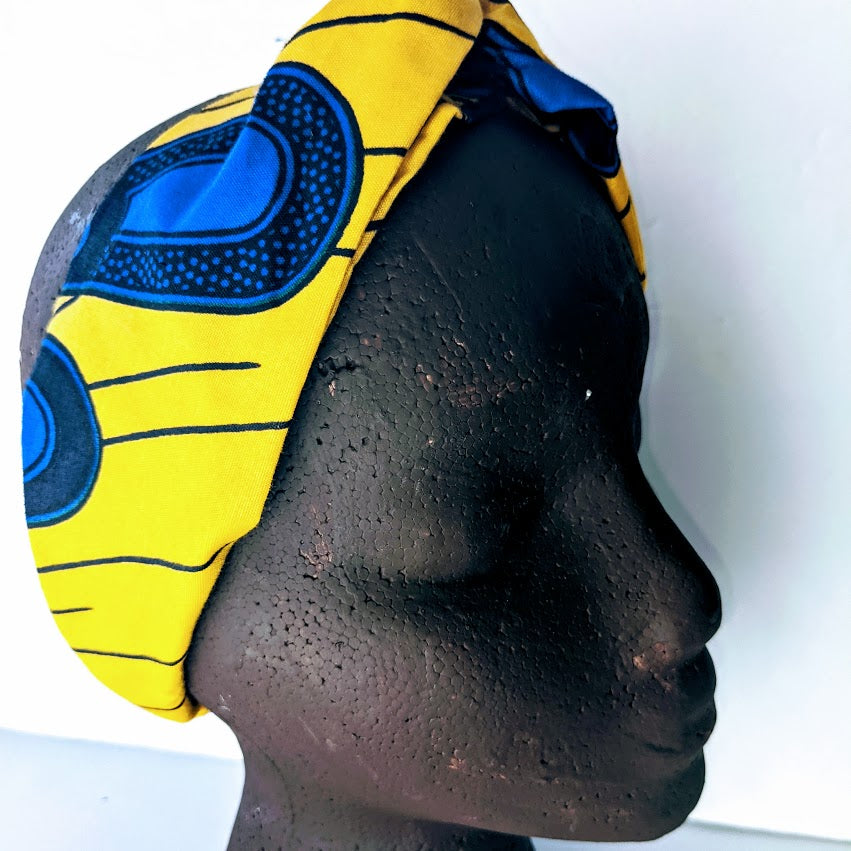 African Print Turban Headband