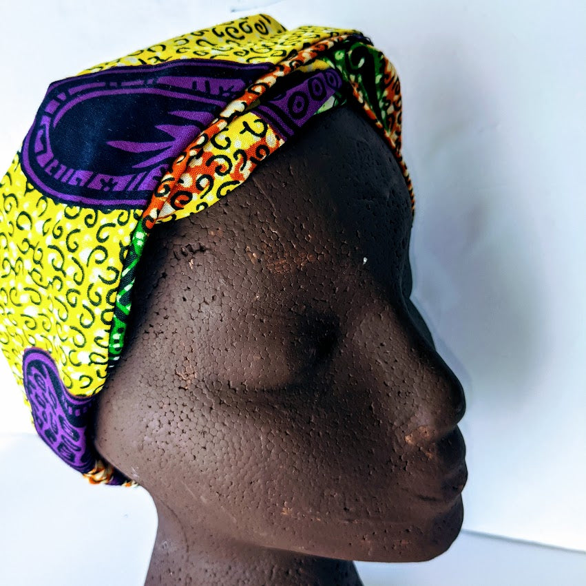 African Print Turban Headband